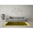 thumbnail image 3 of Ahgly Company Indoor Rectangle Abstract Yellow Modern Area Rugs, 8' x 12', 3 of 4