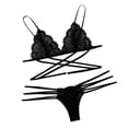 thumbnail image 4 of Conjuntos de lencería, de ropa interior de ropa interior de s mujeres del cordón del cuerpo para s mujeres Negro l Macarena traje de baño de bikini de mujer, 4 of 8