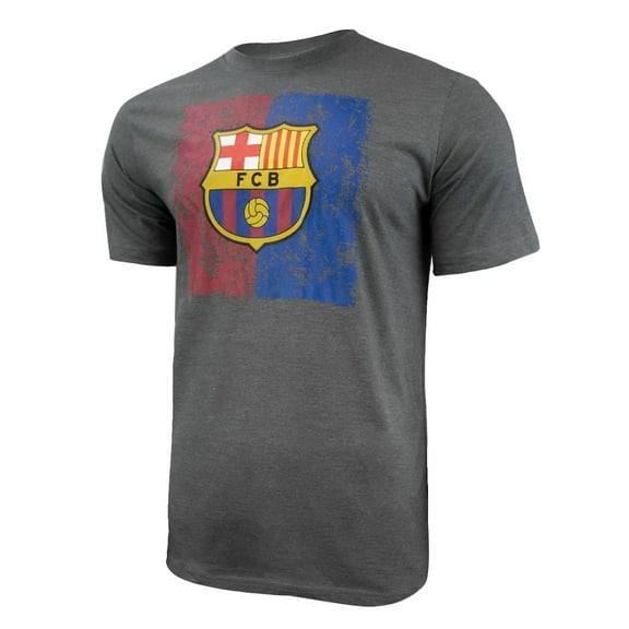 Icon Sports Men FC Barcelona Officially Licensed Soccer T-Shirt Cotton Tee -17 Small