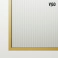 thumbnail image 3 of Vigo VG6075MBFL3474 Zenith 74" High X 34" Wide Shower Screen Semi Frameless Shower Door -, 3 of 7