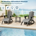 thumbnail image 6 of Huisuilinss Adirondack Ottoman Foot Rest,HDPE Patio Footrest For Adirondack Chair,Weather-Resistant Outdoor Footrest Foot Stool For Outside Porch Pool Lawn Backyard, 6 of 7
