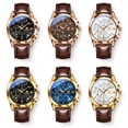 thumbnail image 1 of Reloj de cuarzo, tres esferas, cronometraje de seis agujas, reloj deportivo para hombre, reloj para hombre, 1 of 4