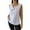Z1-White-linen shirts, variant on Frostluinai Sleeveless Linen Shirts for Women V Neck Solid Lounge Tank Tops Lightweight Henley Shirts Summer Loose Fit Blouses