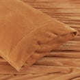 thumbnail image 4 of Chezmoi Collection Extra Soft Fleece Sheet Set Twin, 3-Piece Microplush Non-Pilling Velvety Bed Sheet, Deep Pocket - Lightweight All Season Warmth, Twin, Marigold, 4 of 9