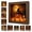 A4-B, variant on Halloween Shadow Box Frame Night Light Halloween Shadow Box Frame DIY Lighted Memory Box Halloween Wooden Lighted Display Case with Sea Glass Stones Gothic Indoor Wall & Table Decor,F