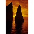 thumbnail image 2 of Galapagos, Orange Sunrise Over Kicker Rock. Poster Print (11 x 17), 2 of 4