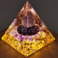 thumbnail image 4 of WDOplteas Pirámide Oro Natural Cristal Curación Energética Adornos Reiki Y Chakras, 4 of 9