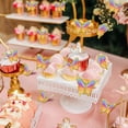 thumbnail image 3 of 50 Uds mariposa Cupcake cumpleaños boda fiesta pastel pared mariposas decoraciones tamaño mixto, 3 of 5