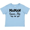 thumbnail image 3 of Inktastic Mamaw Loves Me Grandchild Girls Baby T-Shirt, 3 of 5