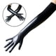 thumbnail image 4 of Guantes de Cuero Hugo Guantes Largos Elásticos 21 pulgadas Negro, 4 of 7