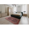 thumbnail image 5 of Ahgly Company Machine Washable Indoor Rectangle Traditional Orange Salmon Pink Area Rugs, 2' x 3', 5 of 7