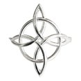 thumbnail image 2 of JOYARIS Anillo Nudo De Bruja Celta Redondo En Plata Solida Ley 925 Talla 8.5 AN-0000557, 2 of 4