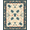 Navy Cream Coral, Pattern 1, variant on ODIKA 8'x10' Washable Area Rug Starfish Border Entry Themed Teal Beachy Nautical Turtle Ocean Playful for Living Room, Under Sectional, Family Room , Durable, Non-Slip
