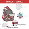thumbnail image 4 of Various Sport Balls Seamless Backpack for School,Schoolbag with Adjustable Shoulder Straps & Padded Back,13.4"x11"x4.7", 4 of 6