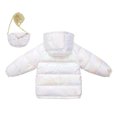 thumbnail image 4 of ATOGUTA Girls Boy Winter Parka Warm Winter Coat Windproof Rain Jacket Snow Coat White, Size 6M-6, 4 of 6