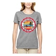 thumbnail image 2 of Wild Bobby Summer Paradise Let the Sea Set You Free Women Graphic Tee, 2 of 6