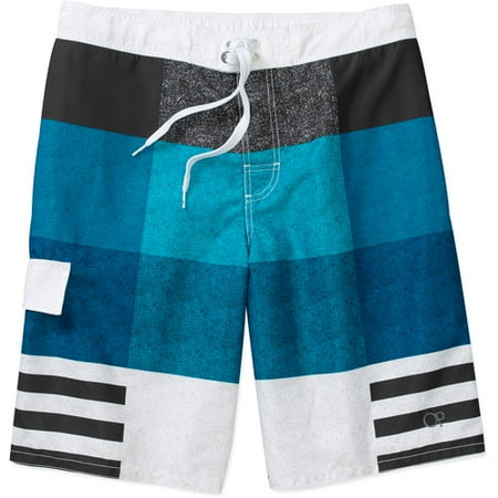Op Men's Windowpane E Board Shorts