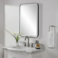 thumbnail image 4 of Uttermost Crofton Lighted Black Vanity Mirror 09861, 4 of 7