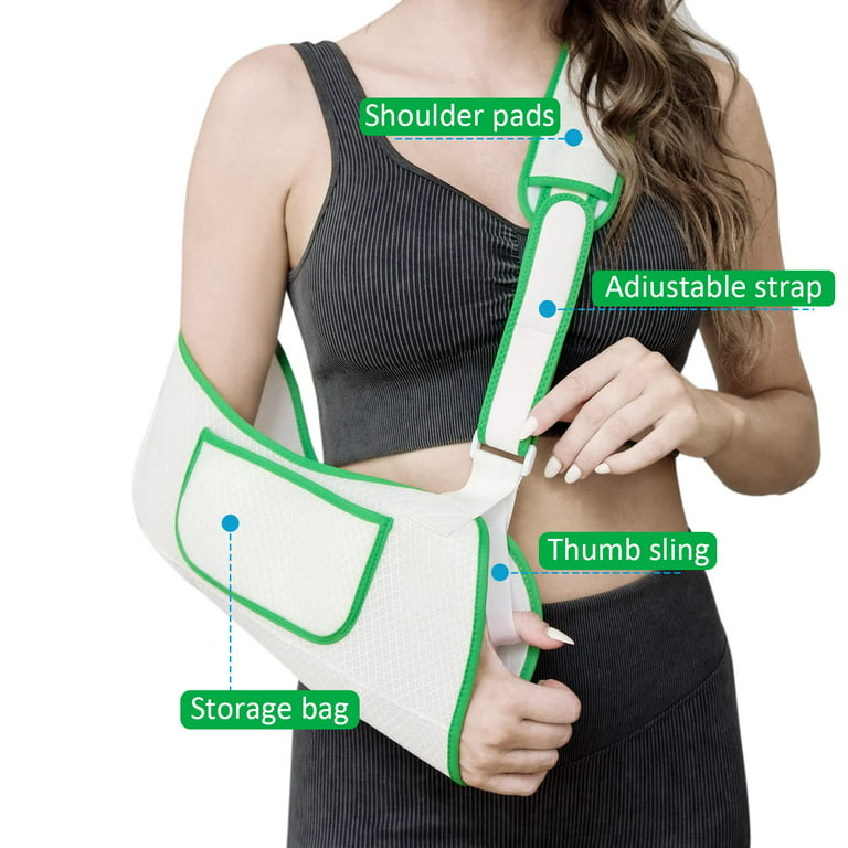  Cozyhealth Arm Sling Shoulder Injury Immobilizer Rotator Cuff  Support Brace for Sleeping, Comfortable Medical Sling Arm for Shoulder  Injury, Left and Right Arm for Men and Women : Health & Household