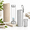 Air-Air, variant on Earth-Earth Crystal Water Bottle with Loose Leaf Tea Infuser and Spiritual Stones