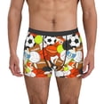 thumbnail image 1 of Balery Colorful Balls Calzoncillos bóxer para hombre, ropa interior de algodón suave y transpirable con cinturilla de nailon-Small, 1 of 5