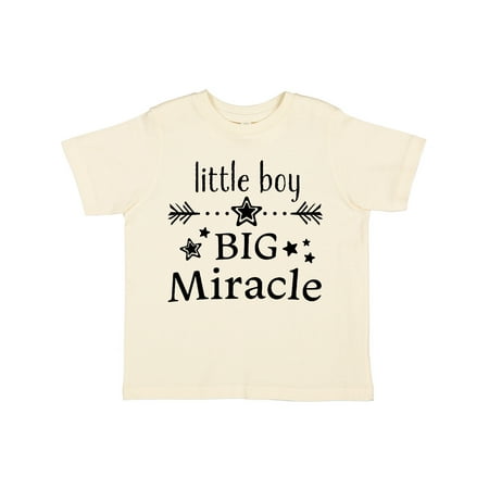 

Inktastic Little Boy Big Miracle Gift Toddler Boy Girl T-Shirt