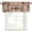 Brown Tan, variant on Sweet Home Rod Pocket Curtain Valance, Western Stars Bird Houses Farmhouse Retro Farmhouse Window Valance for Living Room, Bedroom, Kitchen 42"W x 18"L