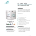 thumbnail image 2 of Face and Body Microderm Scrub – Exfoliating Scrub for Smooth, Radiant Skin – Reduces Wrinkles, Hyperpigmentation, and Improves Skin Tone, 2 of 2