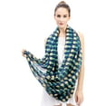 thumbnail image 4 of Pineapple Print Women's Infinity Scarf Lightweight, 4 of 4