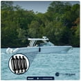 thumbnail image 3 of Five Oceans 4-Pack Boat Fenders - 4.5 x 16-Inch, Black - Boat Bumpers for Docking - 4 Ropes Lines 3/8-Inch x 5-Ft - Inflator Pump and 4 Needles for Pontoon Fishing Bass Sport Boats Sailboats - FO4537, 3 of 7