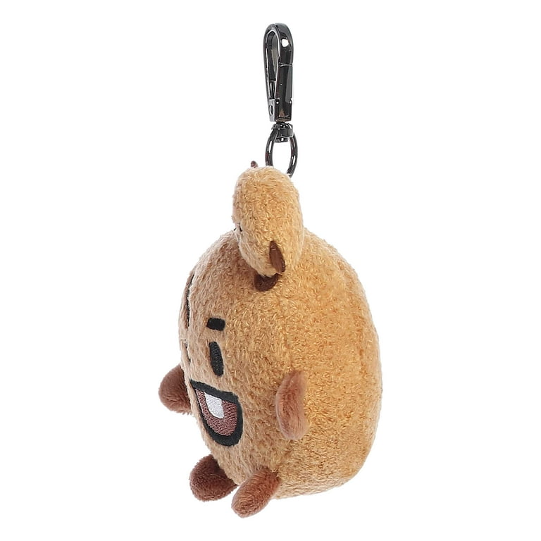 Aurora - Mini Brown BT21 - 4 SHOOKY Keychain - Lovable Stuffed Doll