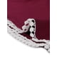 thumbnail image 5 of Conjunto de pijama de mujer INSPIRE CHIC, ropa de dormir, cuello redondo, ropa de casa con pantalones capri, S rojo, 5 of 6