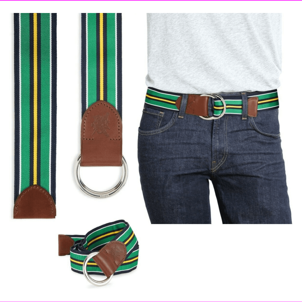 ralph lauren men's leather belt