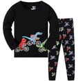 thumbnail image 1 of Pijamas de manga larga para niños y niñas, ropa de dibujos animados, traje encantador de Navidad, ropa de casa para primavera y otoño, 1 of 4