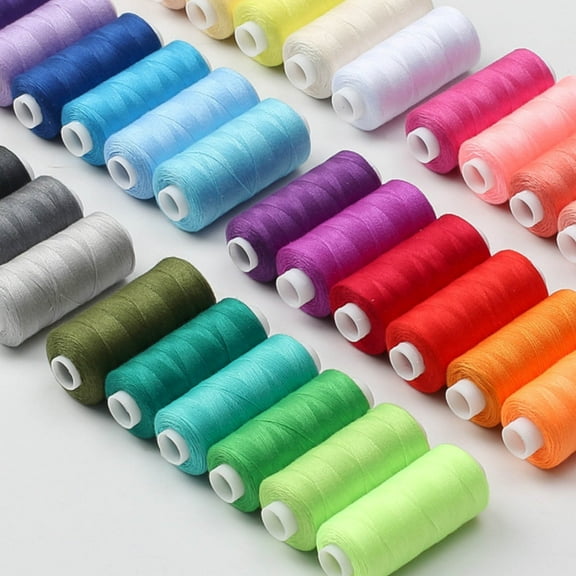 Sewing Thread,Heavy Duty Sewing Thread,Thread for Sewing,Sewing Kit,Sewing Supplies,36 Colors Sewing Industrial Machine and Hand Stitching Cotton Sewing Thread(Beige 6pcs/Set 6in)