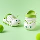 thumbnail image 3 of Guardurnaity Zuecos infantiles con diseño de animales, sandalias para niños pequeños, cordones ajustables, zuecos de jardín, sandalias Calzado Cereza en polvo 17cm, 3 of 6