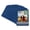 Brooke Blue Suede, variant on Royal Blue Suede Picture Frame Mat for 18x24 Frames - Fits 15x21 Photos - 25 Mats