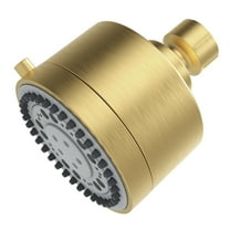 Kingston Brass KX8757 Vilbosch 3-Inch Round 5-Function ABS Shower Head in Brushed Brass
