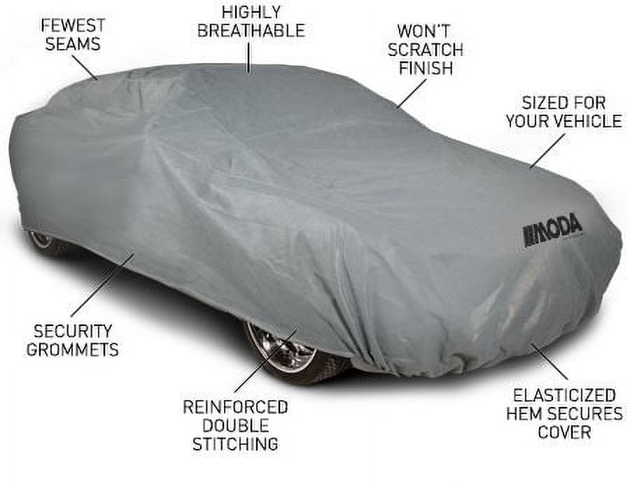 Coverking Universal Cover Fits Sedans Up To 16 ft 8 In Coverbond 4 Gray - image 2 of 2