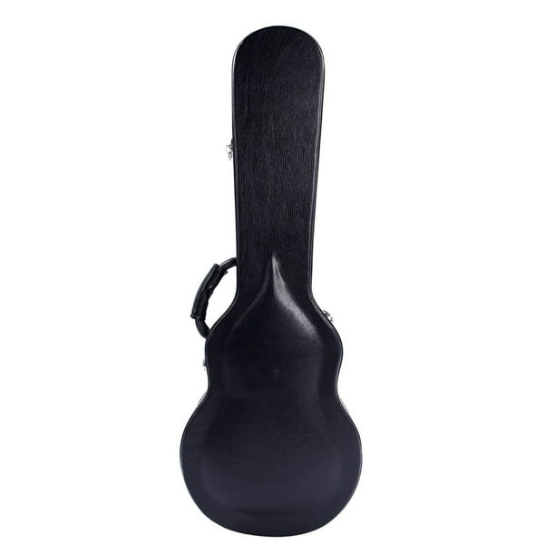 Electric Guitar Box Leather Guitar Hard Case with Handle Portable