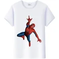thumbnail image 5 of Camisetas Kawaii de estilo Harajuku para niños, camisetas de algodón con estampado de dibujos animados de Marvel, Spider-Man, amigos, camisetas blancas grunge para niñas, 5 of 5