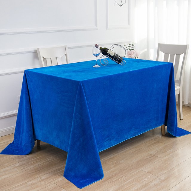 Gold Cloth Tablecloth Fabric Flannel Sign-in Tablecloth Stall Tablecloth Conference and Exhibition Flannel Tablecloth Thickened Tailstock