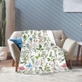thumbnail image 6 of Herb Floral Blanket, Ultra Soft Funny Herb Floral Throw Blanket Gifts for Women Men Adults, Warm Cozy Plush Fleece Flannel Blankets 60"x50" for Couch Bedding, 6 of 7
