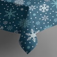 thumbnail image 5 of Holiday Christmas Rectangle Tablecloth Snowflake Table Clothes 60x102inch Polyester Washable Foldable and Durable Table Covers for Dining Table Buffet Parties and Camping, 5 of 5