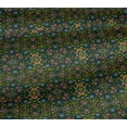 thumbnail image 5 of oneOone Viscose Jersey Fabric Leaves & Floral Clip Art Fabric Prints By Yard 60 Inches Wide, 5 of 5