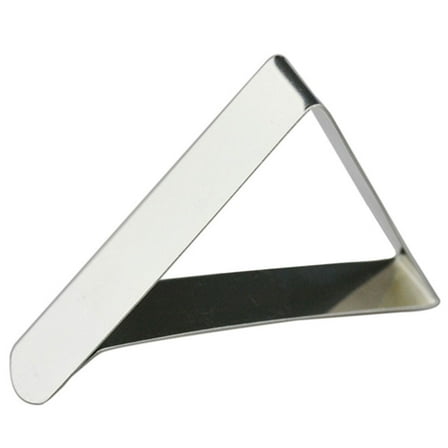 Worgeous Stainless Steel Tablecloth Clips with Triangle Design for and Household Use 5cm
