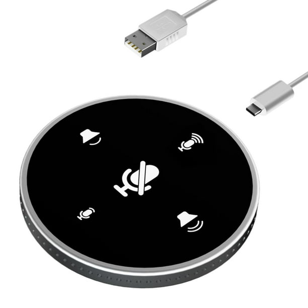 Micrófono de Conferencia USB Sunnimix Y02 Omnidireccional con Mute