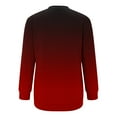 thumbnail image 4 of jsaierl Womens Sweatshirts Plus Size Gradient Print Sweatshirts Crewneck Holiday Pullover Tops 2024 Long Sleeve Blouses, 4 of 4