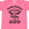 thumbnail image 4 of Inktastic Handpicked for Earth by My Poppy in Heaven with Angel Wings` Boys or Girls Baby Bodysuit, 4 of 5