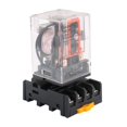 thumbnail image 1 of Baomain Power Relay MK2P-I AC 110V Bobina DPDT 8 pines con enchufe terminal, 1 of 5